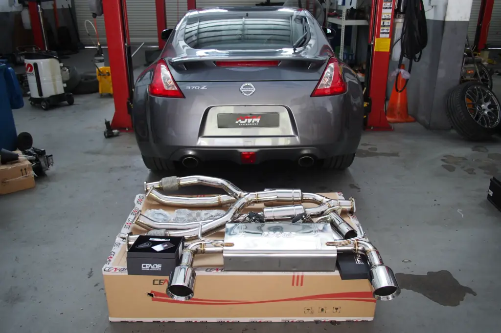 Cende Exhaust - Nissan 370Z Catback + Front Pipe (Dual Chrome Tip)