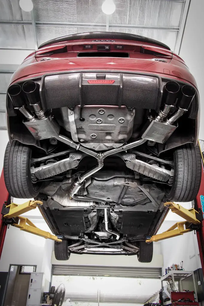 Cende Exhaust - Audi A4 B9 1.4 Full System Quad Tip