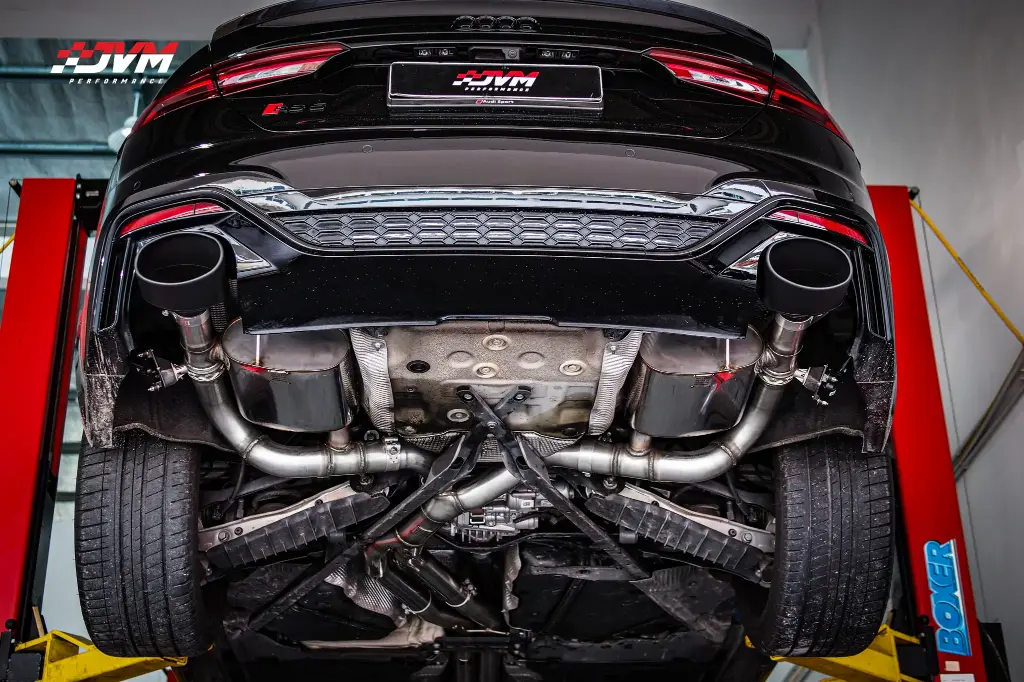 Milltek Sport Exhaust - Audi RS5 Non-Resonated RACE Catback System with Cerakote Black