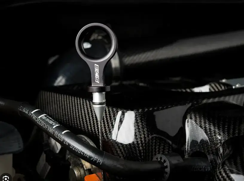 ECS - Billet Engine Oil Dipstick Black EA888-2 Tranverse