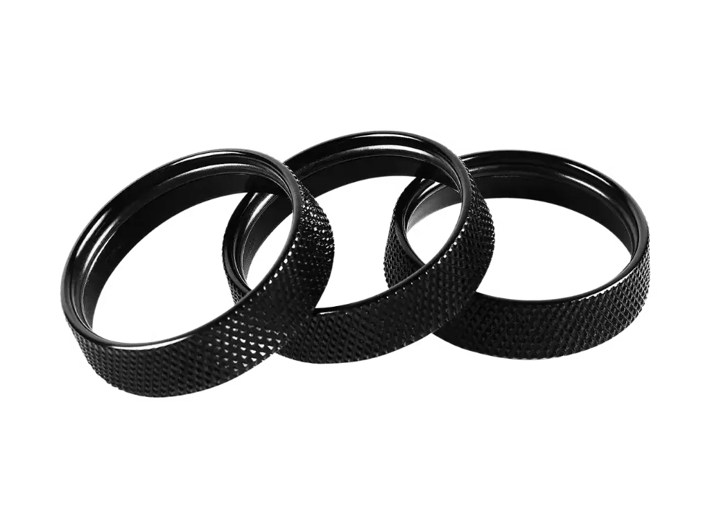 Leyo Billet Alum Knobs (3pcs) Black