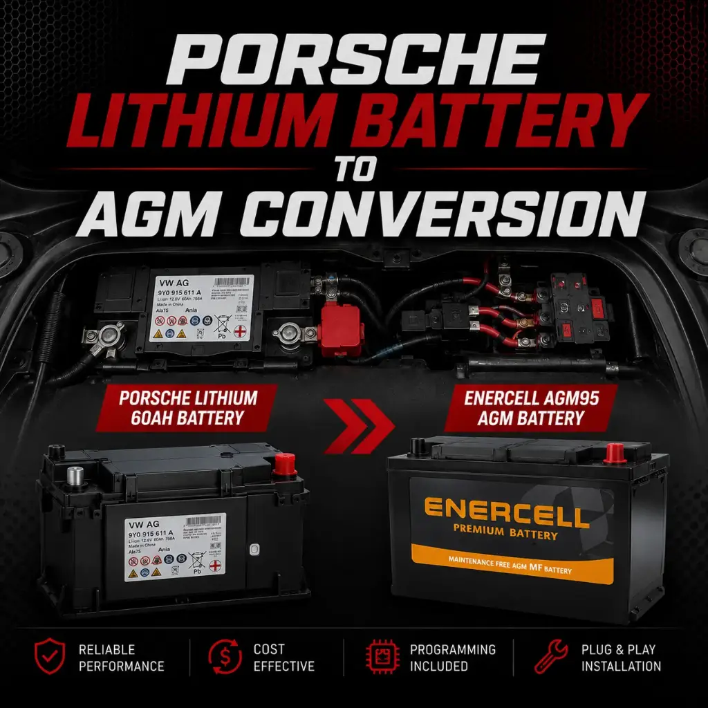 Porsche Lithium Battery Conversion Kit
