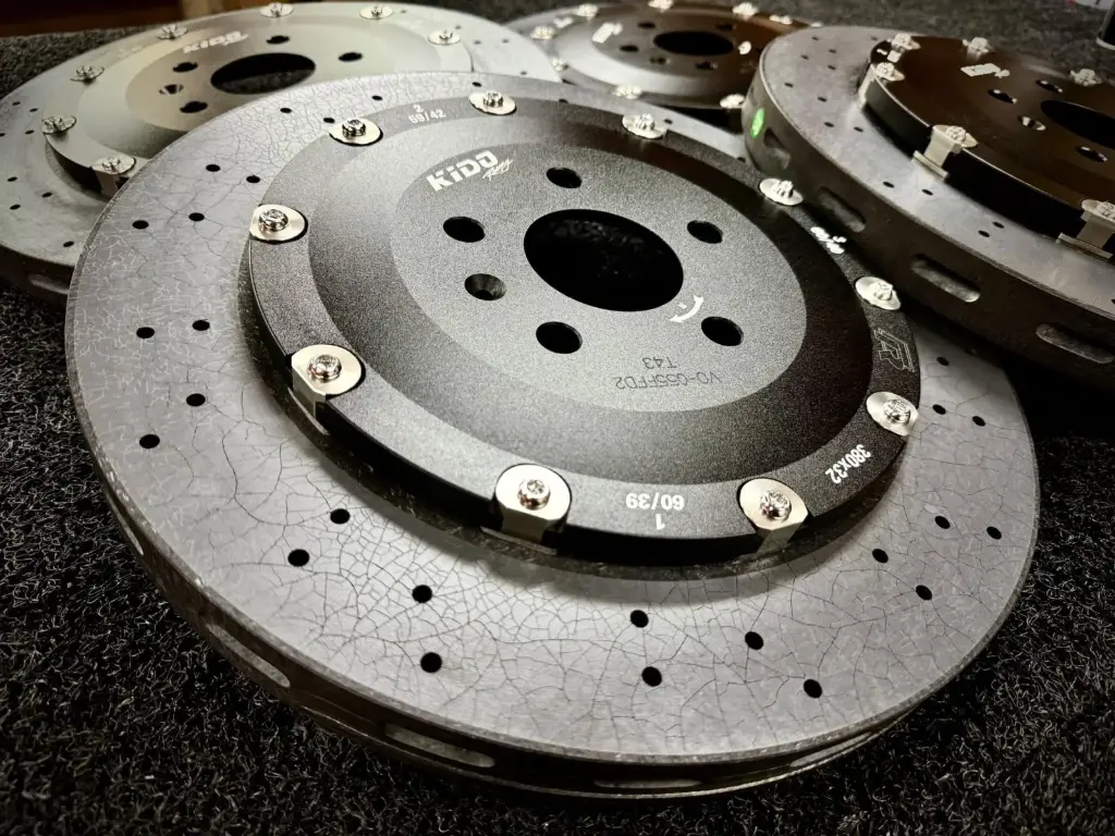 Kido Racing - Front Brake Disc Pair Kit (Carbon Ceramic) - 380mm 19"