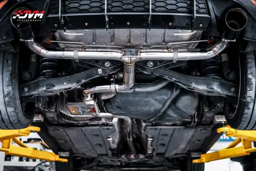 Cende Exhaust - VW GTI MK7 (Catback - Single Valve Dual Tip) Black Chrome