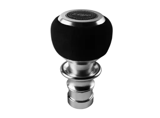 [L151AC] Leyo Black Alcantara DSG Shift Knob (Silver Anodized)