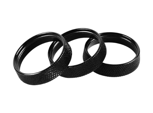 [L083B] Leyo Billet Alum Knobs (3pcs) Black