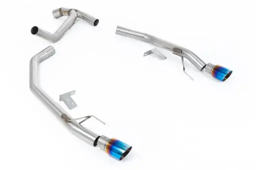 [SSXFD446] Milltek Sport - Ford Ranger Raptor 2.0TDCI Bi-Turbo Diesel - CatBack with GT-90 Burnt/Blue Titanium Tips