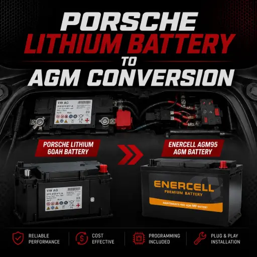 Porsche Lithium Battery Conversion Kit