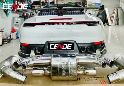 [Cende-catback-992-3.0T] Cende Exhaust - Porsche 992 3.0T - Catback Valvetronic Exhaust System